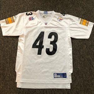 Troy Polamalu #43 Pittsburgh Steelers Youth Kids L